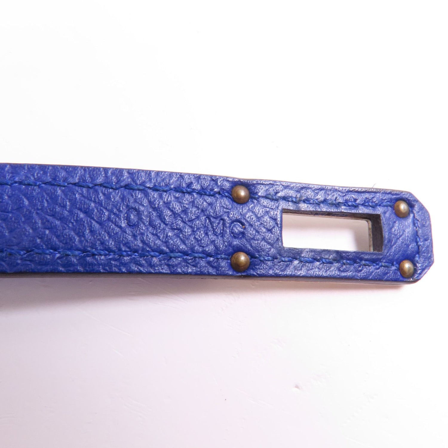 Hermes Epsom Leather Kelly Wallet Ginpaku Chosenbao Bleu Electrique Tri-Fold Long Wallet Blue Electric Blue 7t/phw Epso