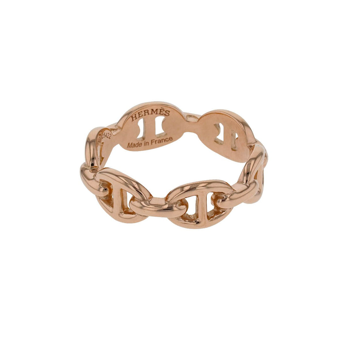 Hermes Chaine d`ancre gold ring