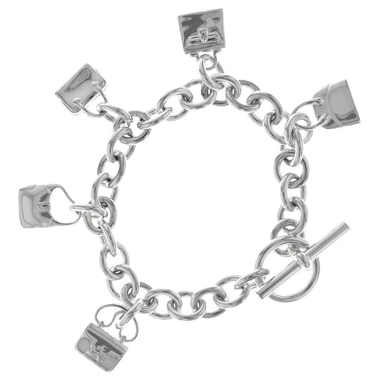 Hermes silver bracelet