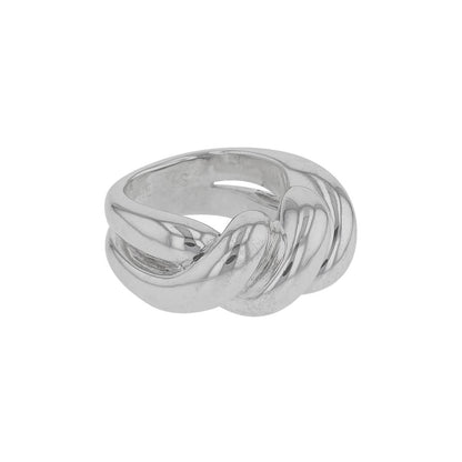 Hermes Torsade silver ring