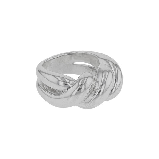 Hermes Torsade silver ring