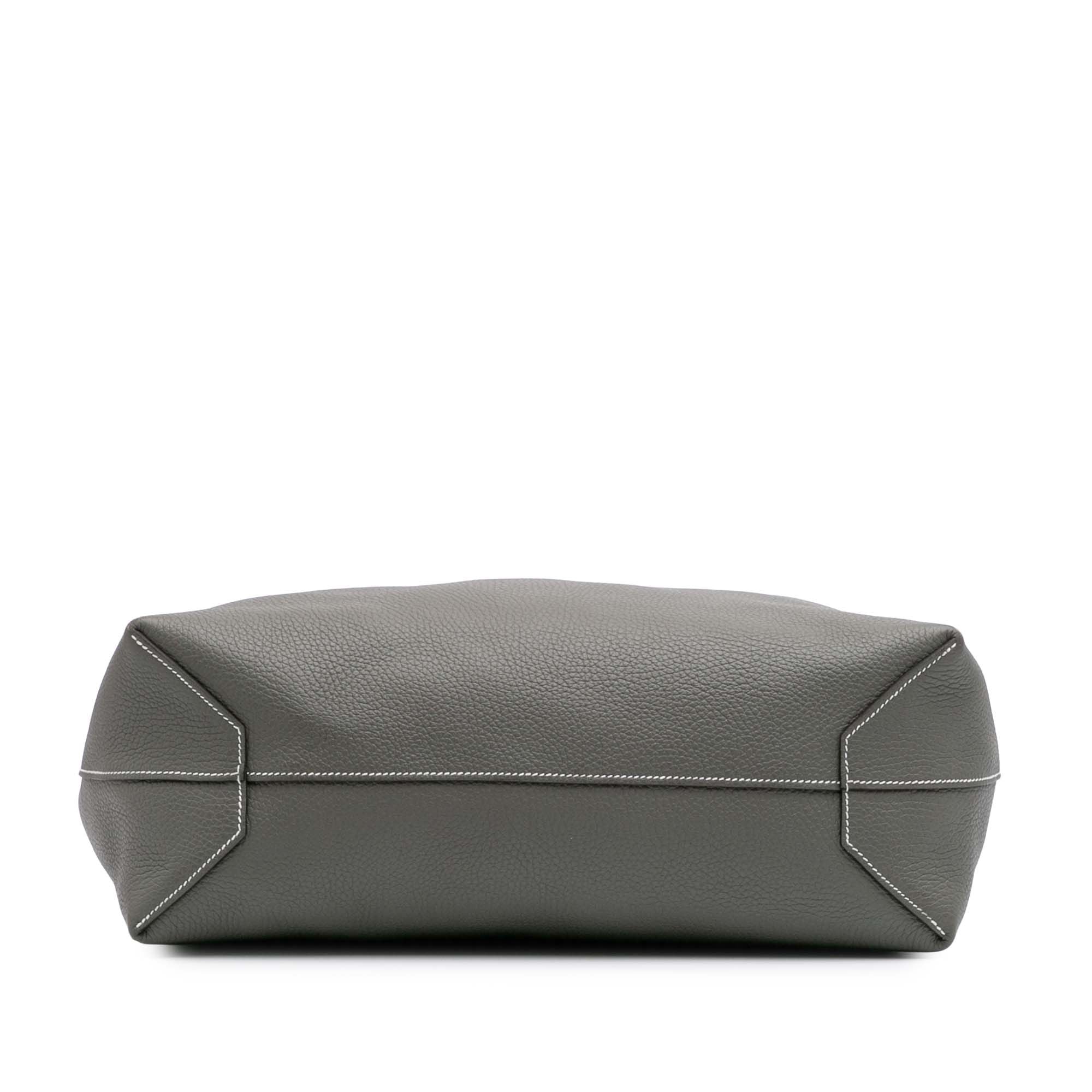 Herm�s Taurillon Clemence Cabasellier 46 Gray