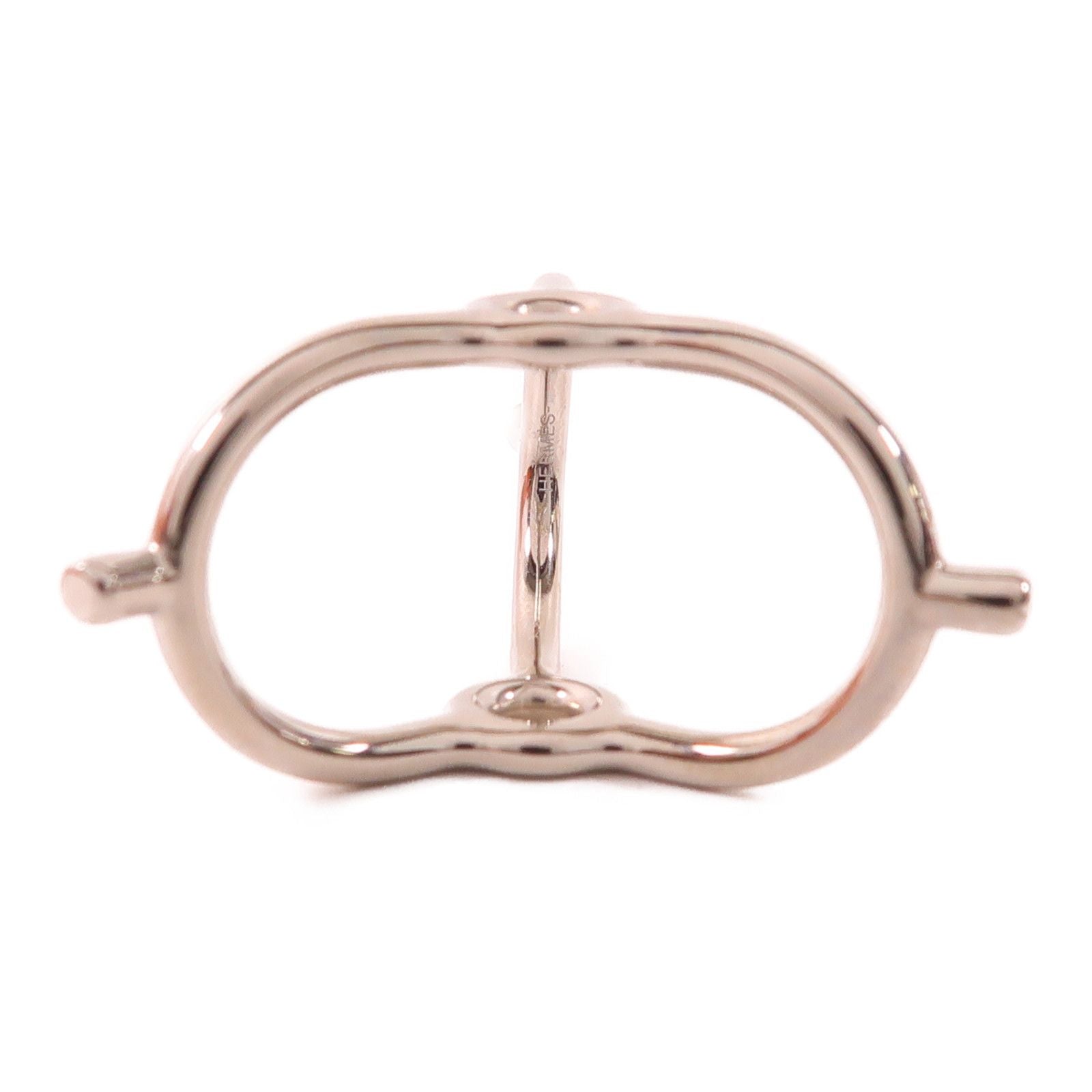 Hermes Kim Scarf Ring Silver Other Metal