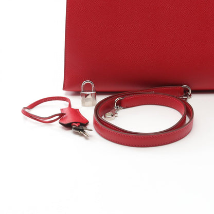 Hermes Kelly 35 Handbag Rouge Casaque Red Leather Epsom