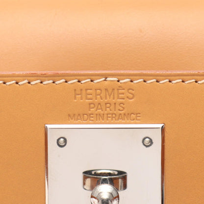 Hermes Kelly 28 Handbag Natural Sable Brown Calfskin (cowhide) Chamonix Leather