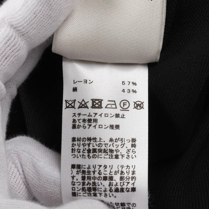 Hermes Dress Black Rayon Silk
