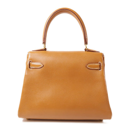 Hermes Gulliver Leather Kelly Mini Gold Hand-turned Shoulder Bag 2way Shoulder Bag Gold Brown Gold Gulliver Leather Calf
