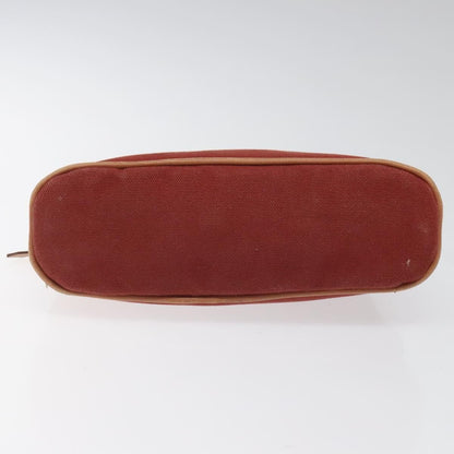 Hermes Bolide Pm Pouch Canvas Red Auth