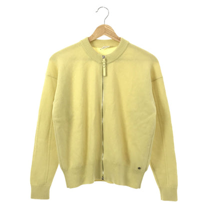 Hermes Yellow Cashmere Cardigan 34