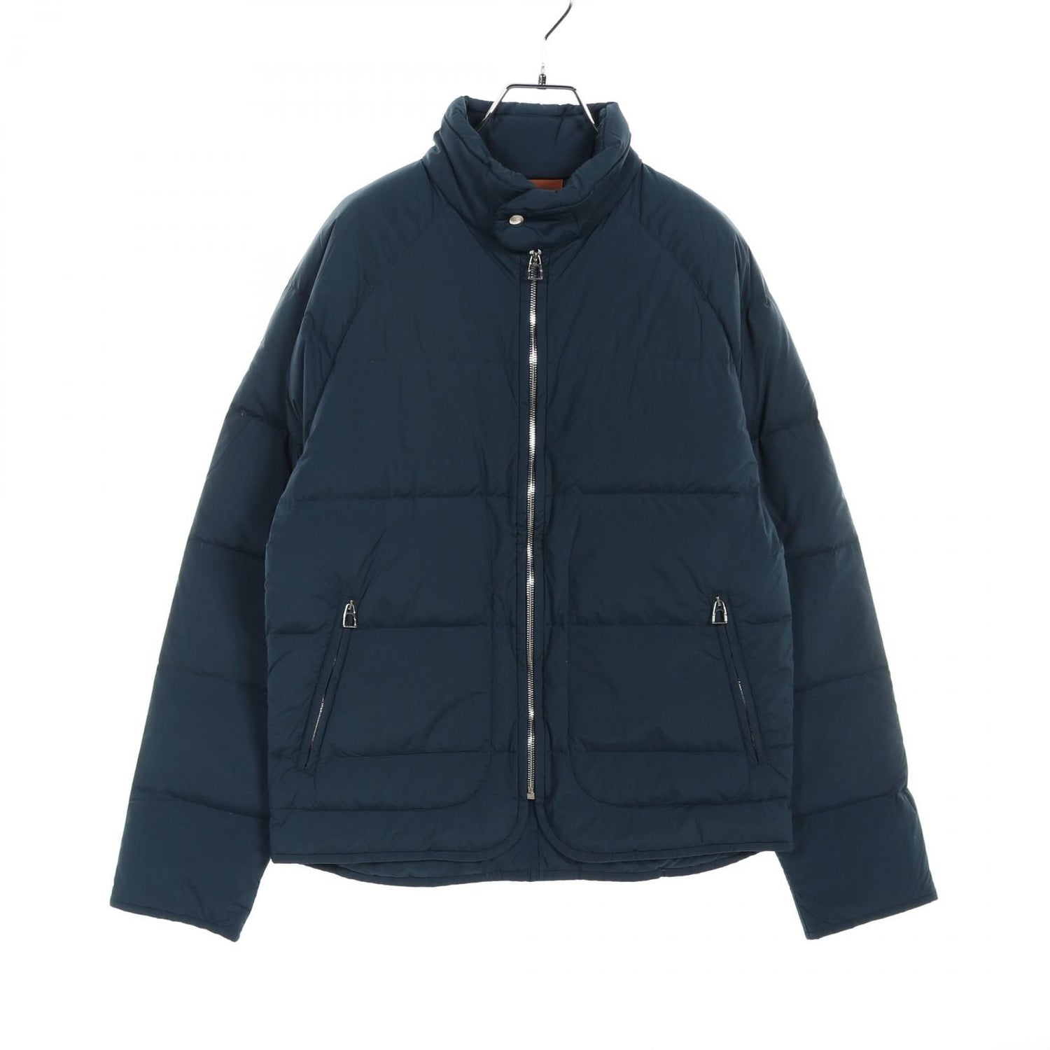 Hermes Down Jacket Green Nylon