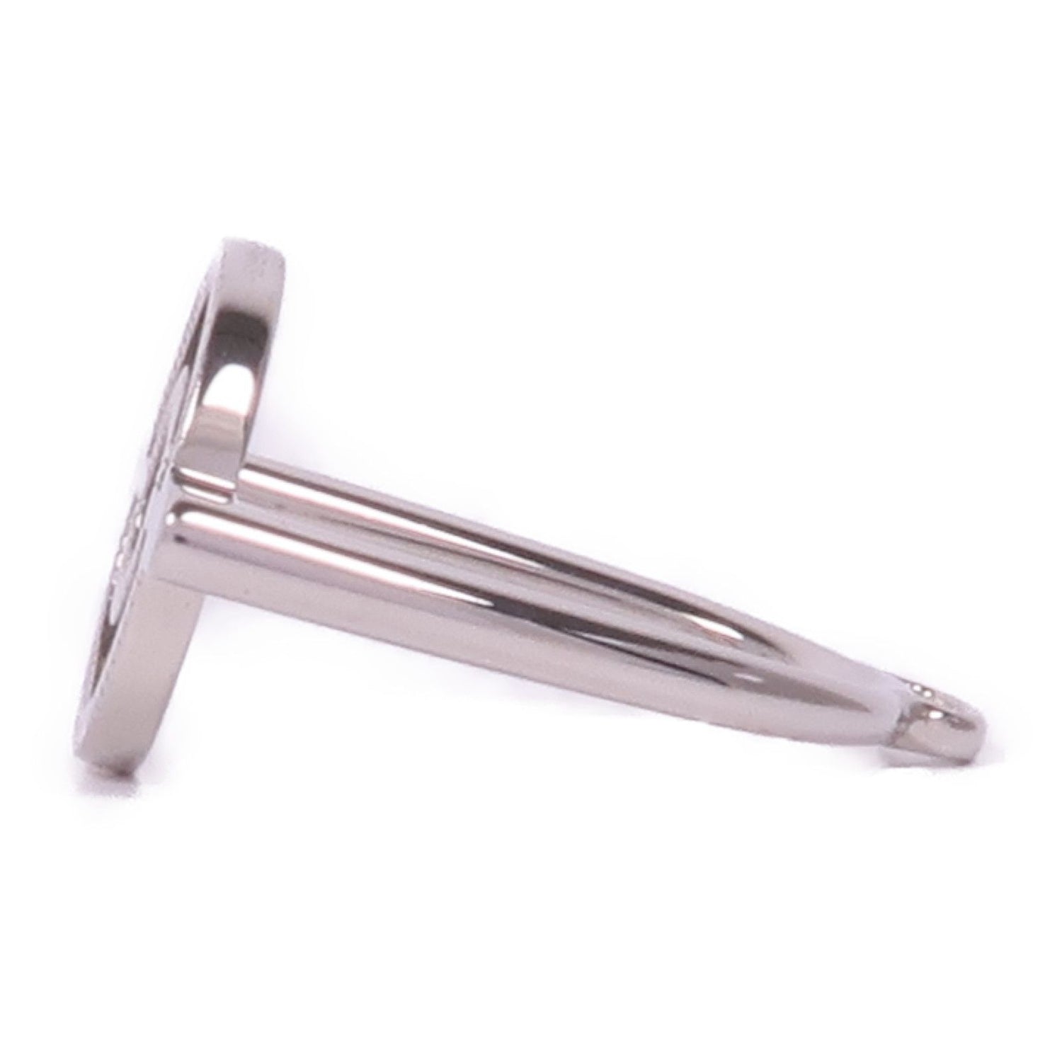 Hermes Kim Scarf Ring Silver Other Metal