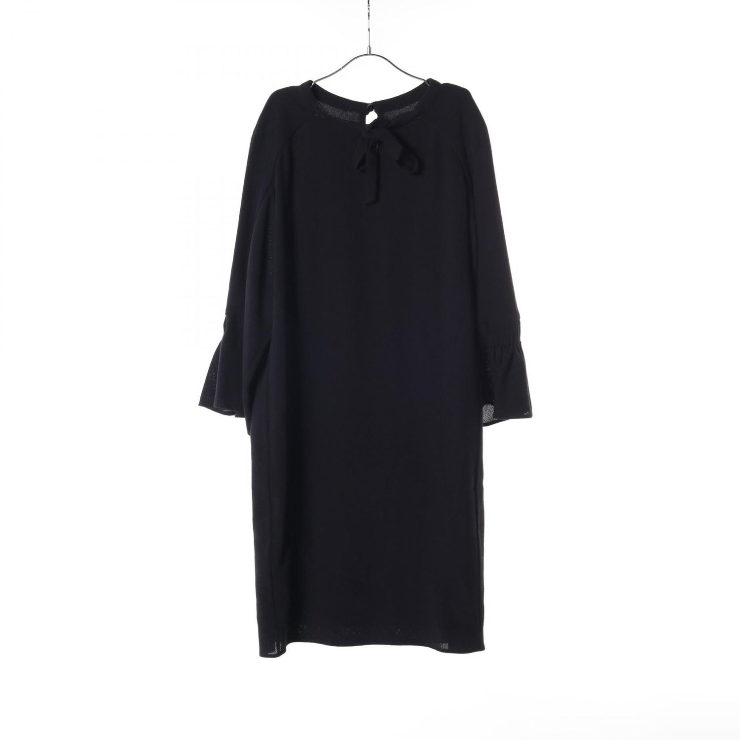 Hermes Dress Wool Black 38