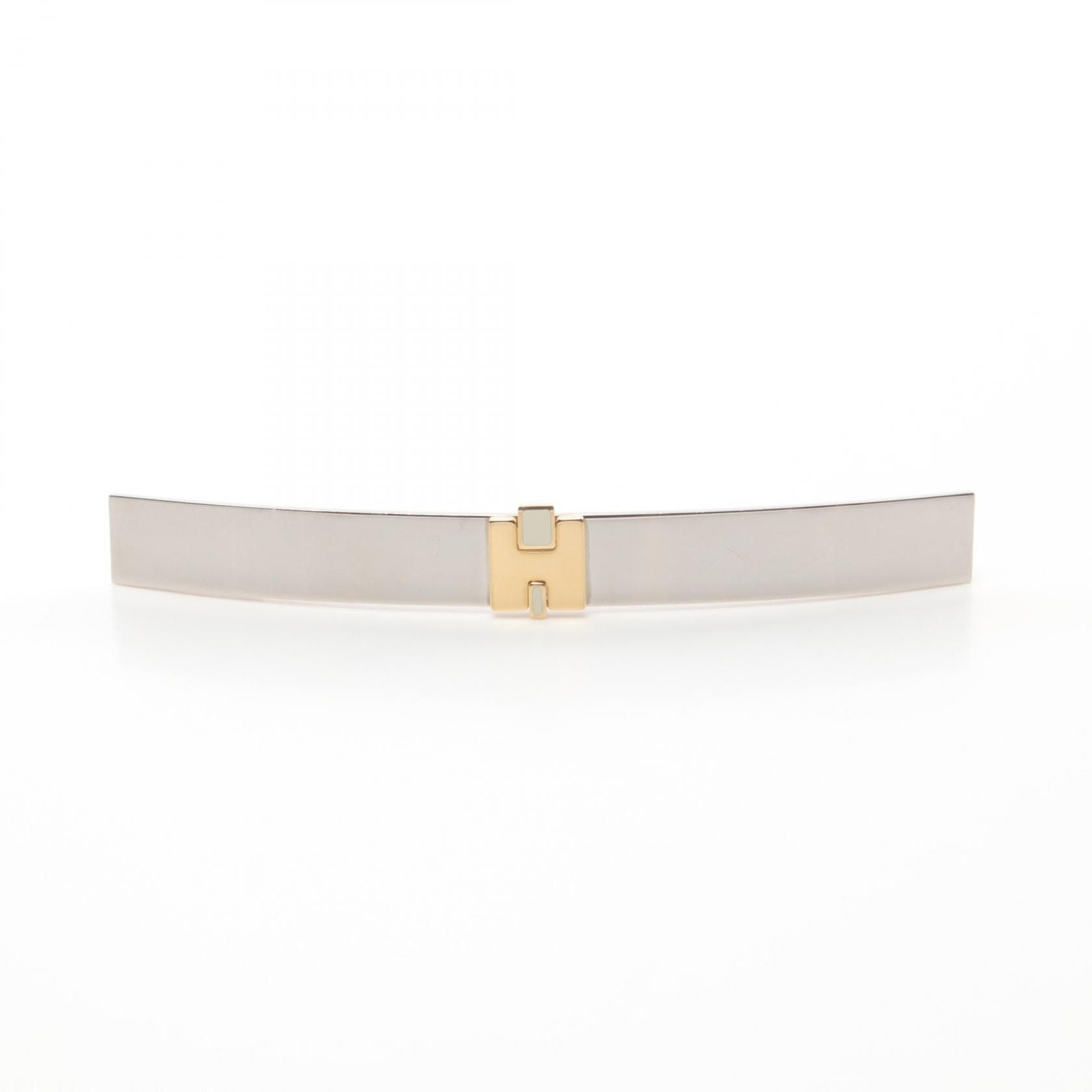 Hermes Eileen Valletta Gold Silver Gold Stainless Steel Gold Plated