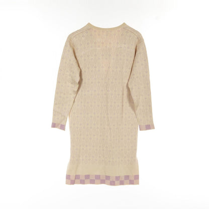 Hermes Culiquetis Cardigan 2e 2103d 4 Silk Nylon Yellow Purple 