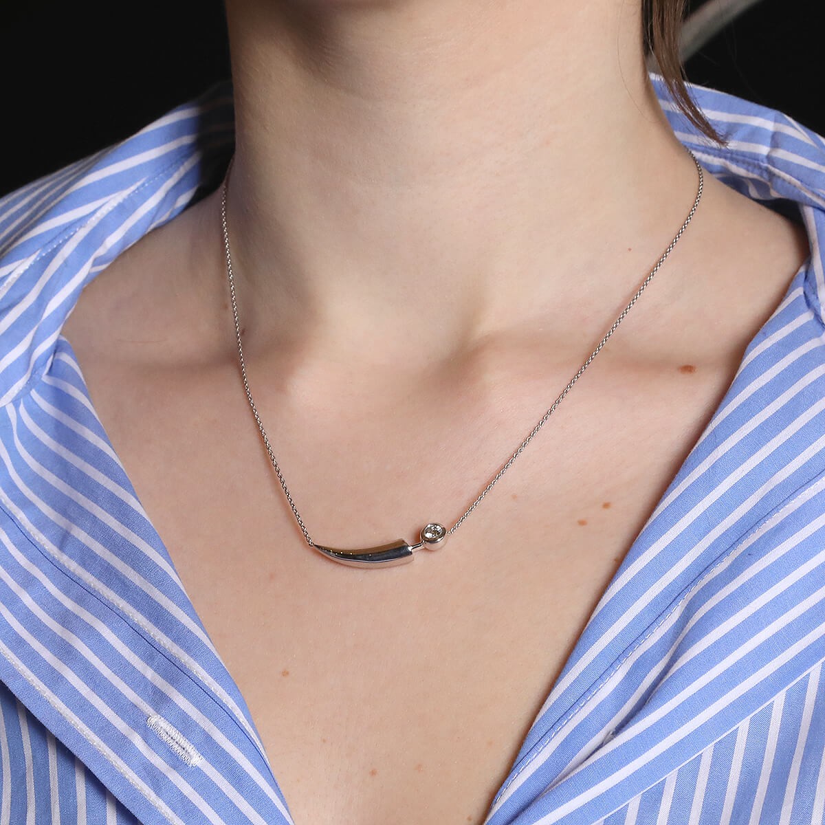 roberto coin diamond and gold necklace