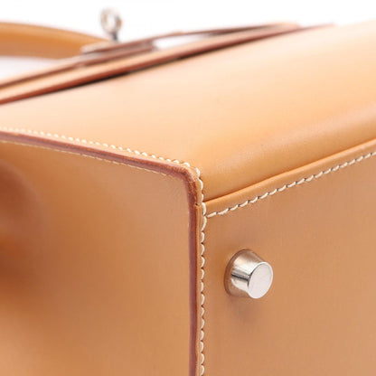 Hermes Kelly 28 Handbag Natural Sable Brown Calfskin (cowhide) Chamonix Leather