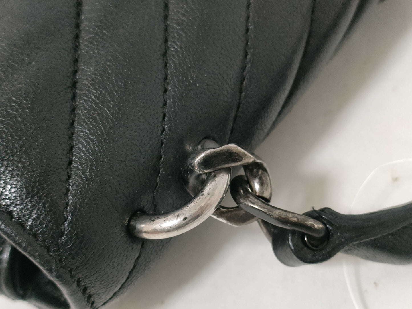 yves saint laurent medium college bag, sheepskin matelasse