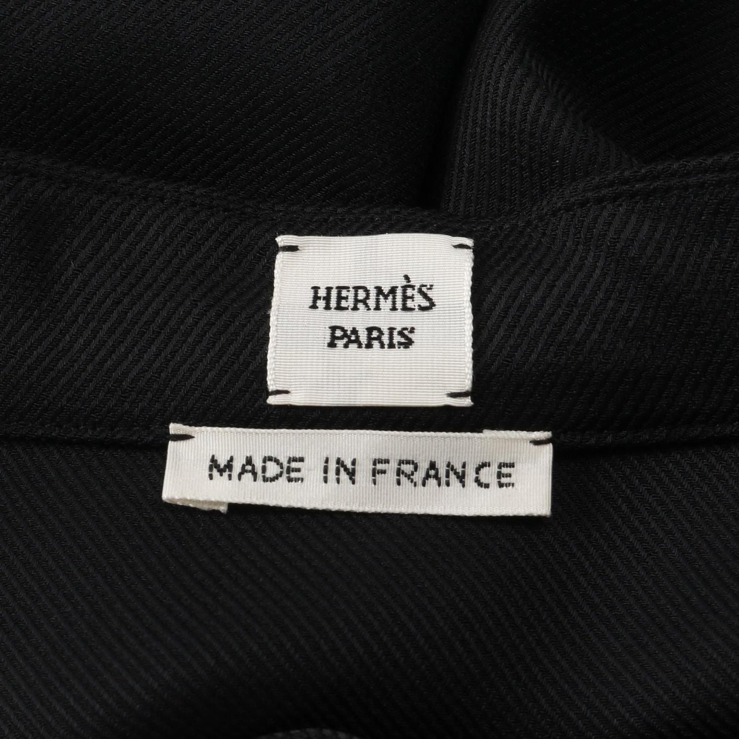 Hermes Dress Black Rayon Silk