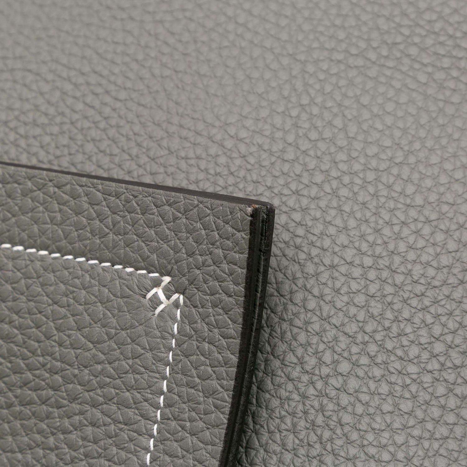 Herm�s Taurillon Clemence Cabasellier 46 Gray