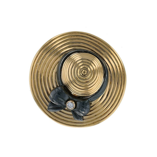 Van Cleef & Arpels diamond and gold brooch