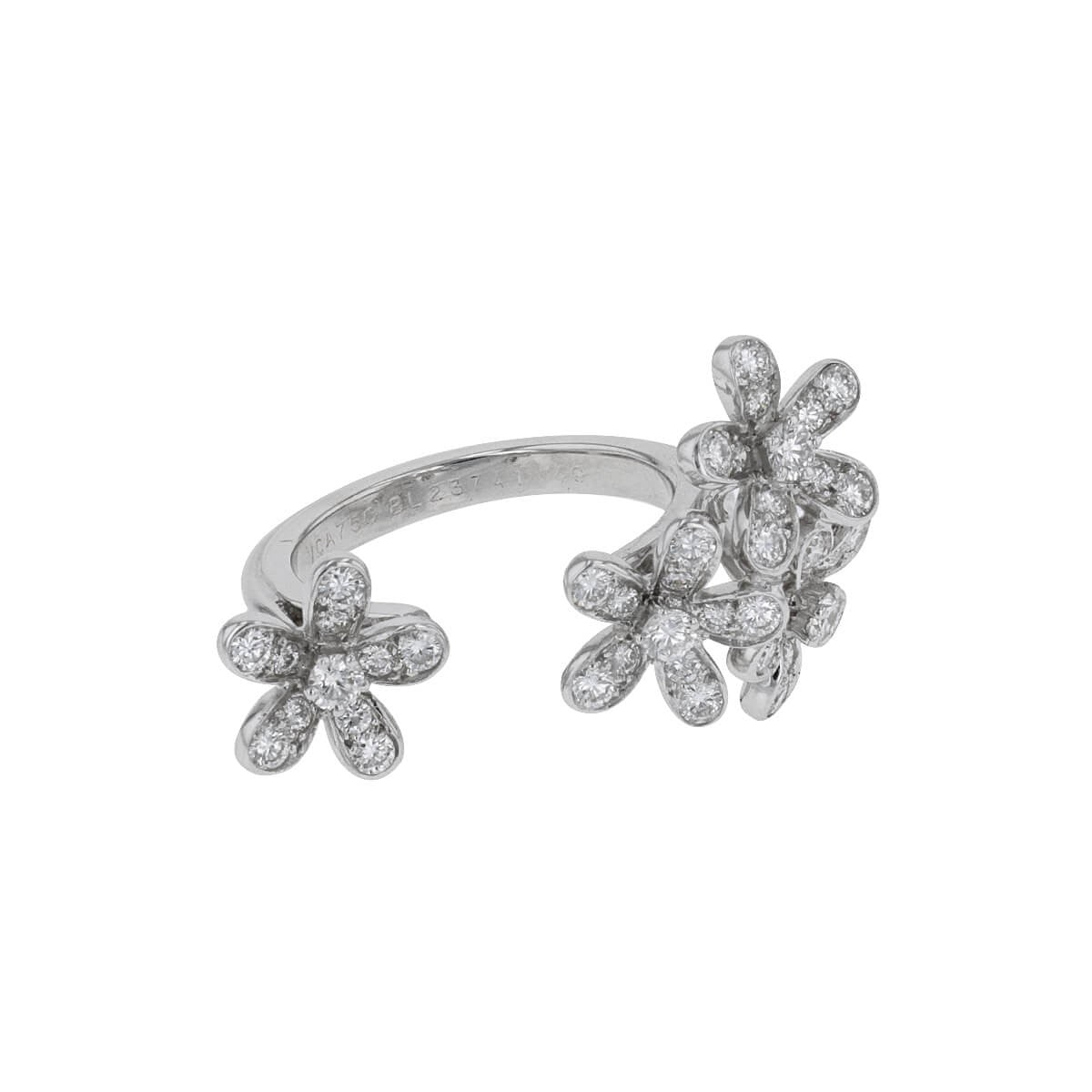 van cleef & arpels entre les doigts socrate diamonds and gold ring