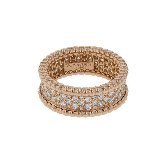 Van Cleef & Arpels PerlŽe diamonds and gold ring