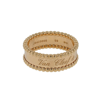 Van Cleef & Arpels Perlee Signature and gold ring