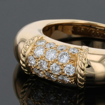 Van Cleef & Arpels Philippine gold and diamonds ring