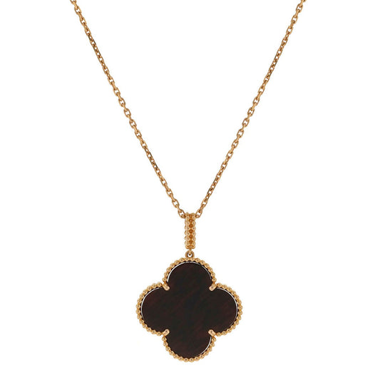 Van Cleef & Arpels wood and gold necklace