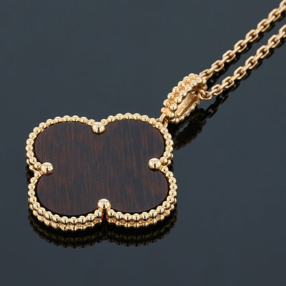 Van Cleef & Arpels wood and gold necklace
