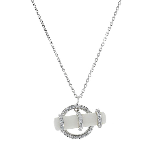 Victoria Casal diamonds, mother-of-pearl and gold necklace