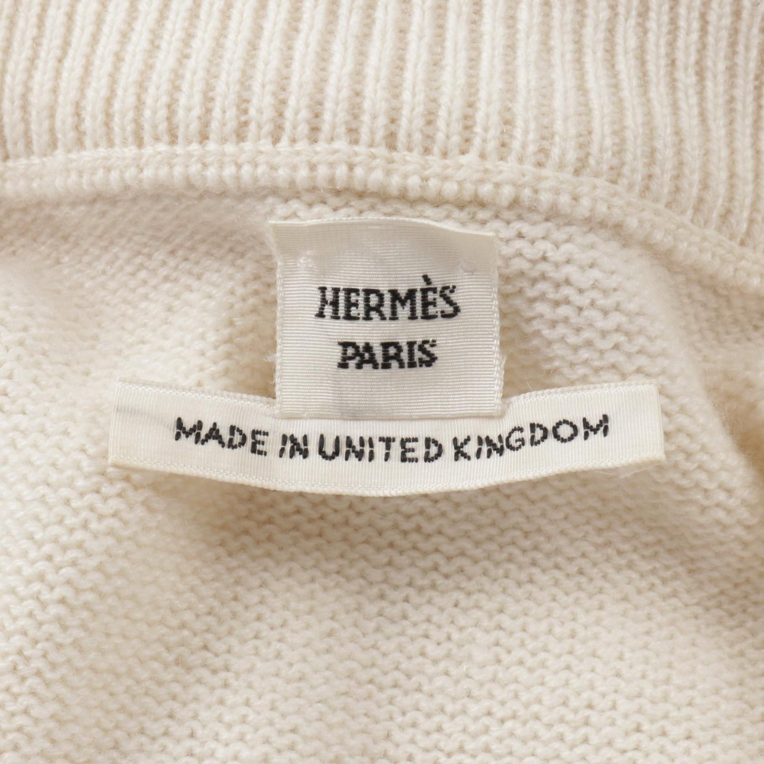 Hermes Bouclerie Moderne Dress 96-7700 Cashmere Beige 36
