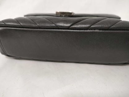 Yves Saint Laurent Medium College Bag, Sheepskin Matelasse