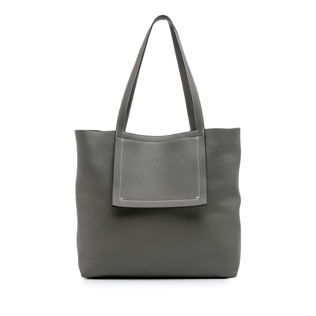 Herm�s Taurillon Clemence Cabasellier 46 Gray