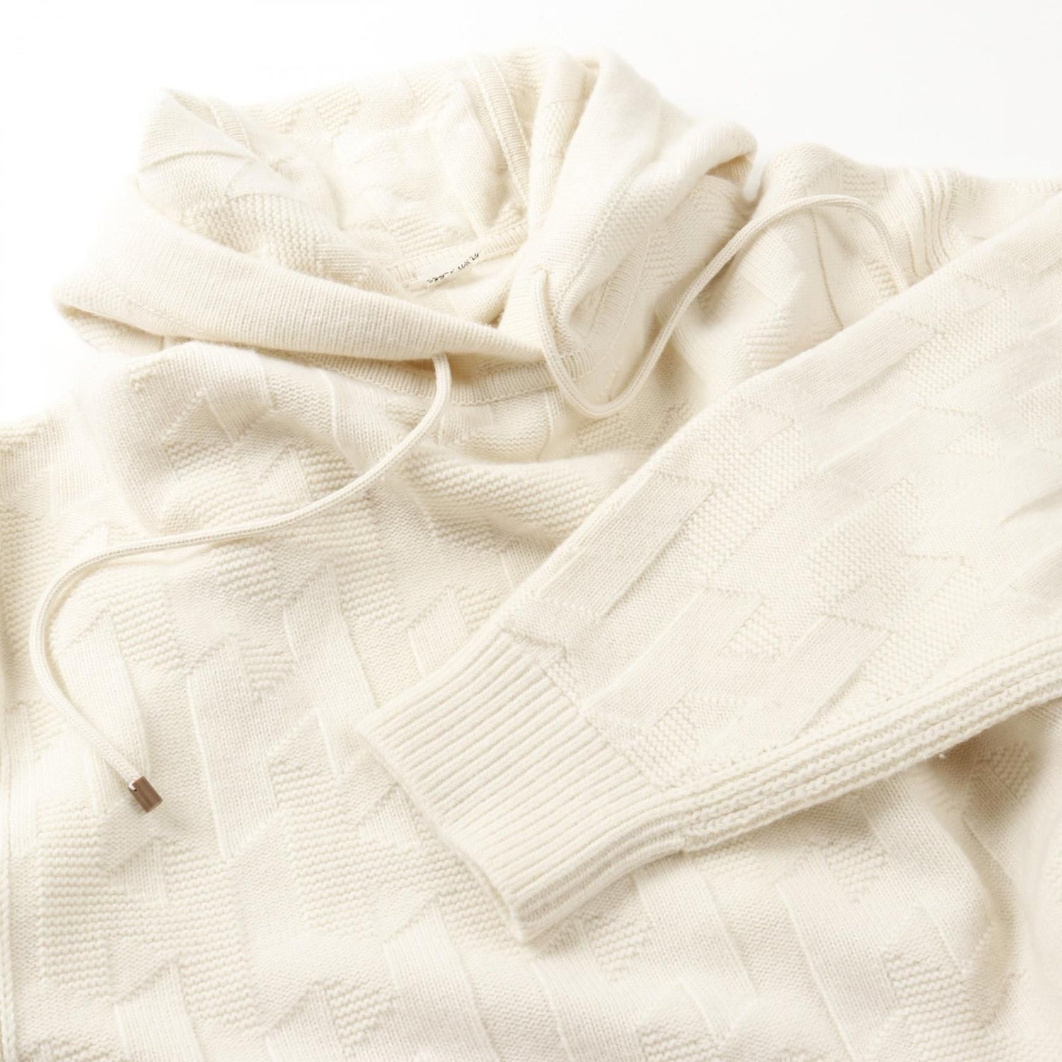Hermes H Logo Hoodie Beige Wool 4e 2623d 3