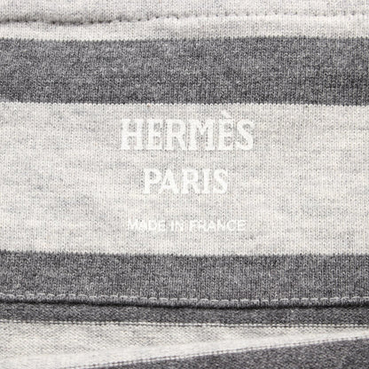 Hermes T-shirt Tops Half Sleeve Cotton Gray 36